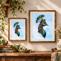 The Clockwork Peacock | Printable Artwork Only