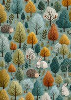 Woodland Wanderers | Printable Artwork + Card Template