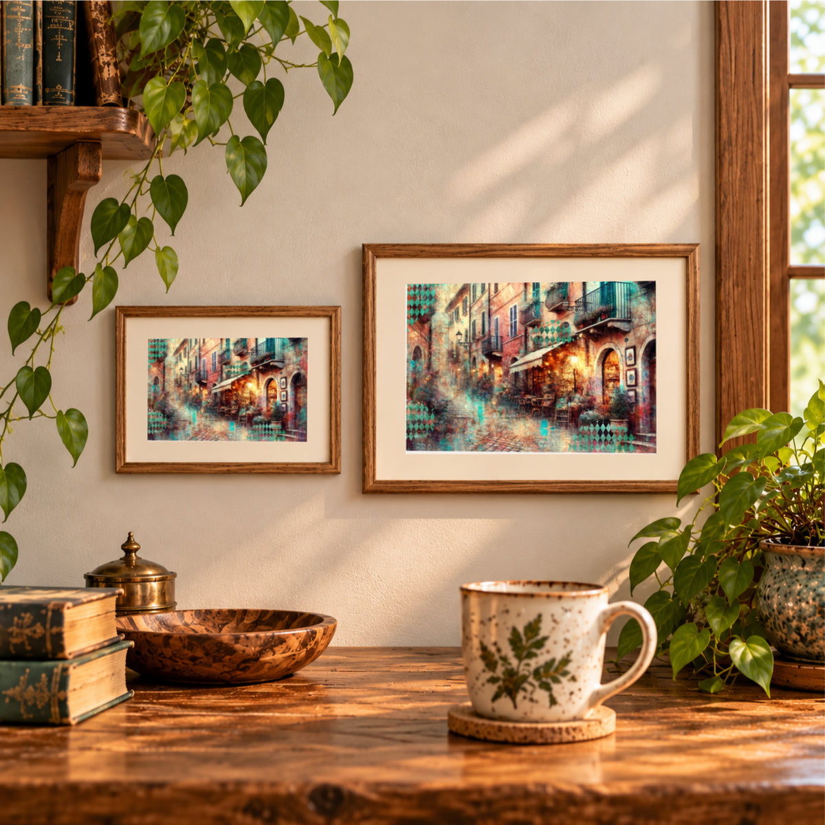 Harlequin Passage | Printable Artwork + Card Template