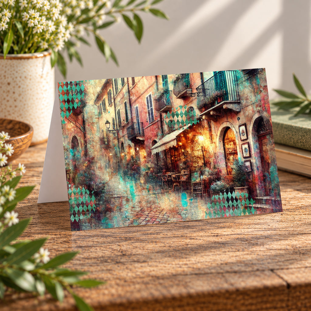 Harlequin Passage | Printable Artwork + Card Template