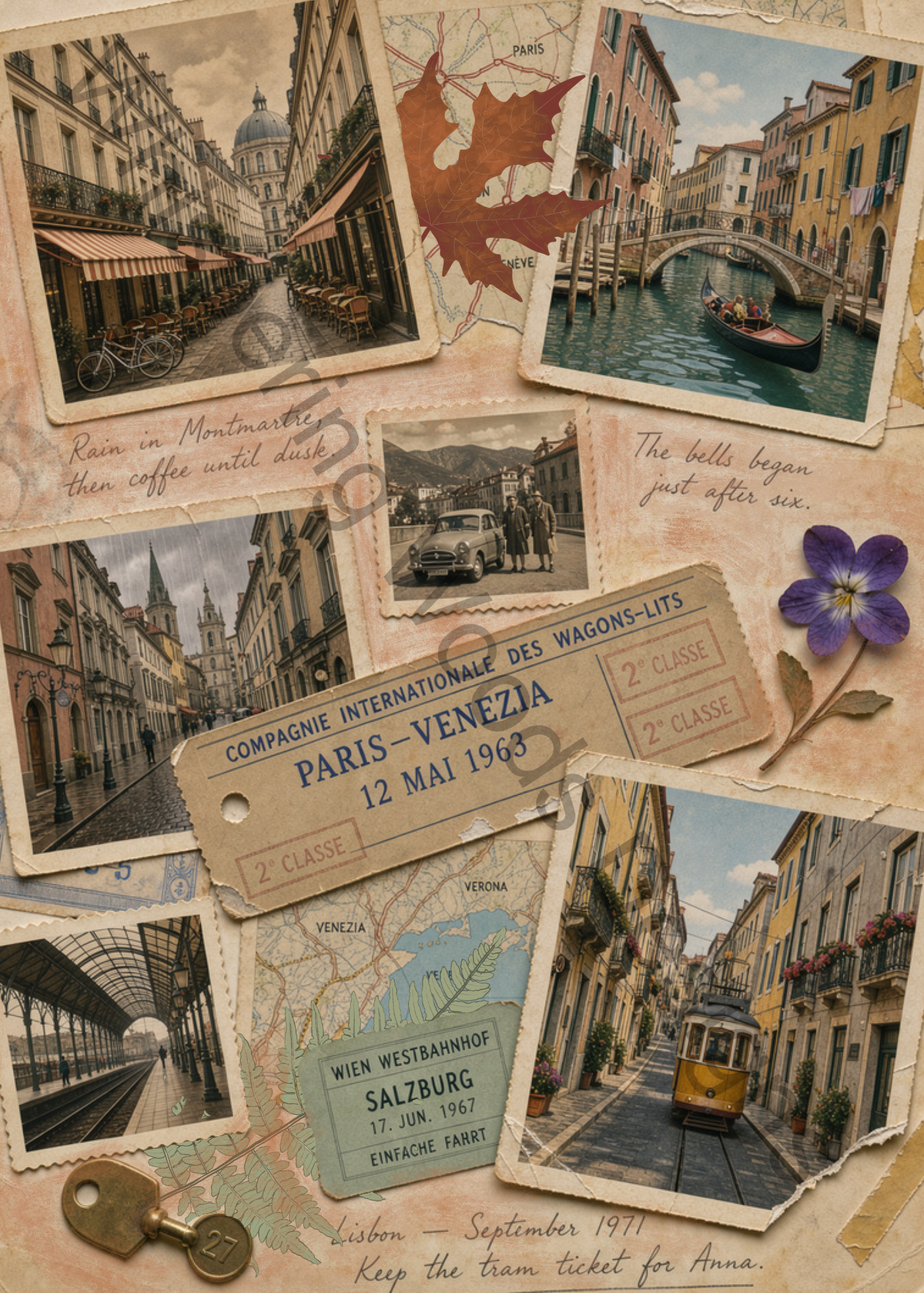 The Traveler’s Diary | Printable Artwork Only