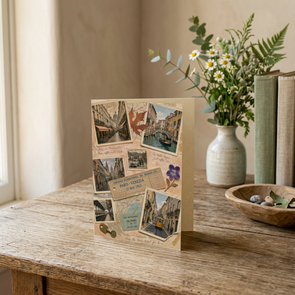 The Traveler’s Diary | Printable Artwork + Card Template