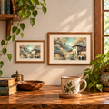 Sunwashed Villa | Printable Artwork Only
