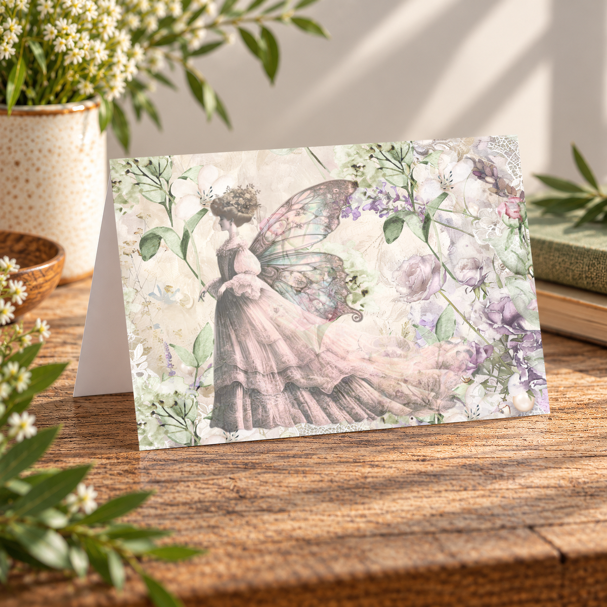 Victorian Fairy Garden | Printable Artwork + Card Template